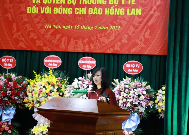 Lễ Công bố Quyết định Bí thư Ban Cán sự Đảng Bộ Y tế và Quyền Bộ trưởng Bộ Y tế
